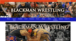 Desktop Screenshot of blackmanwrestling.com